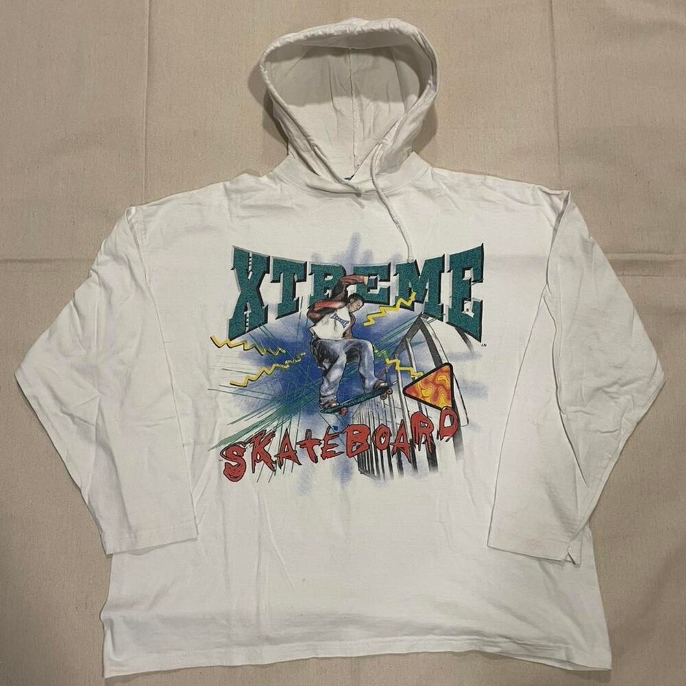 Vintage Xtreme Skateboarding Hooded Tee